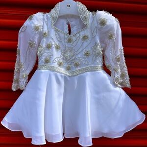 Elegant Kids Formal Dress with Accents - 12-18 months